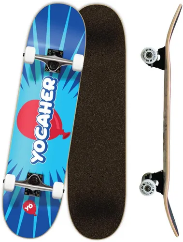 Vista 14 de Yocaher Patinetas completas punked de 7.75 pulgadas o 8.25 pulgadas o formas Mini Cruiser o Micro Cruiser - Serie Pika, Candy y Chimp