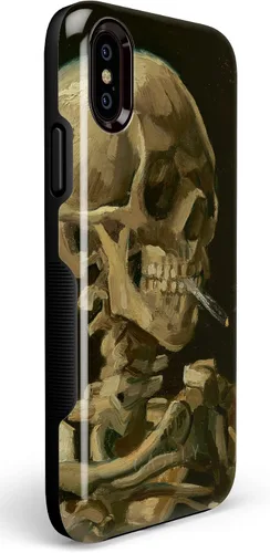 Vista 64 de Casely Funda para iPhone Xs Max Funda con estampado de festival (solo buenas vibraciones)