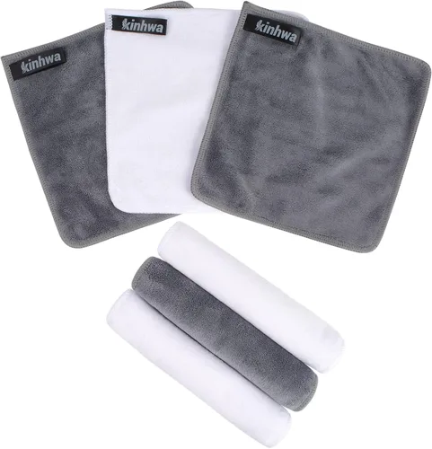 Vista 12 de KinHwa Paños de limpieza facial de microfibra ultra suaves y absorbentes, toallitas para eliminar el maquillaje de ojos, toallitas para pieles