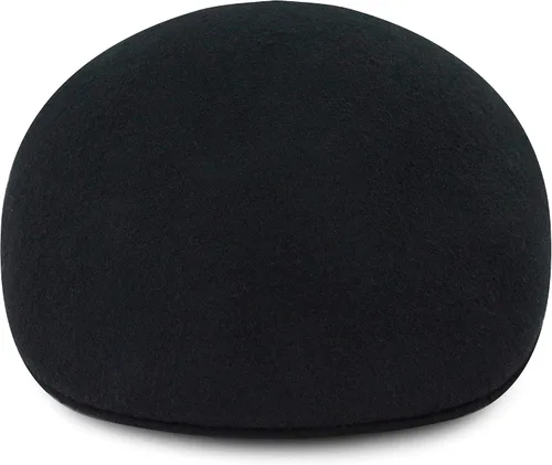 Vista 3 de Black Horn Newsboy - Sombrero de fieltro de lana suave triturable para otoño e invierno