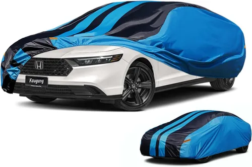 Vista 31 de Kaugung Funda impermeable para automóvil BMW Serie 3 (1999-2025), cubierta exterior completa para automóviles, ligera, resistente al sol, UV