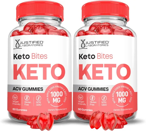 Vista 7 de Justified Laboratories Gomitas Keto Bites Keto ACV (1000 mg) 60