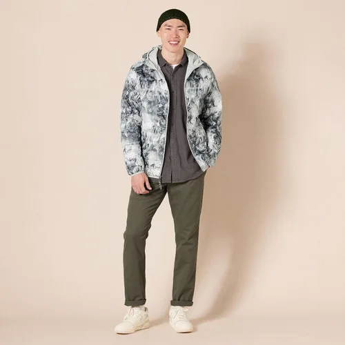 Vista 5 de Tienda Essentials Men's Lightweight Water-Resistant Packable Hooded Puffer Jacket