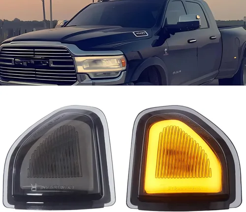 Vista 11 de Switchback - Marcador de espejo lateral, señal de giro y luz de marcha de repuesto para 2008-2016 F250 F350 F450 F550 Super Duty DRL accesorios