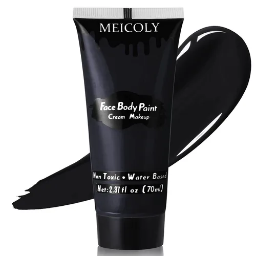 Vista 19 de MEICOLY Pintura facial y corporal en crema azul real, tubo grande de 2.37 oz a base de agua, pintura corporal completa para adultos y niños, tubo