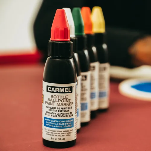 Vista 3 de Carmel Rotulador acrílico para botella (azul), paquete de 1