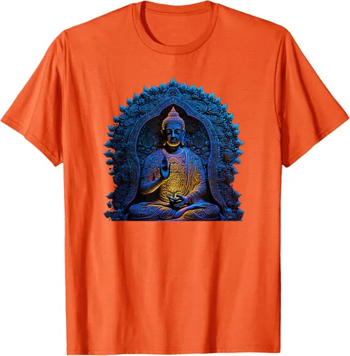 Vista 97 de Estatua de Buda Yoga Budismo Zen Buddhism Meditation T-Shirt Negro