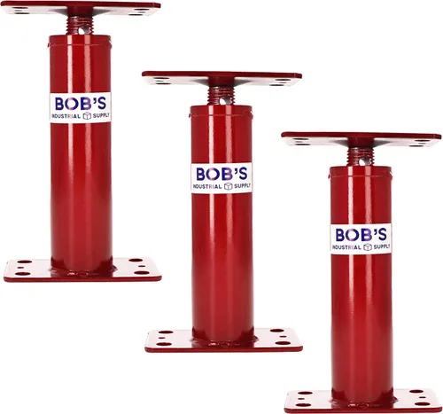Vista 19 de BISupply Gatos de casa para nivelar espacios de arrastre 1 paquete - 12 a 16 pulgadas de viga de soporte ajustable para zócalo de sótano - Gato