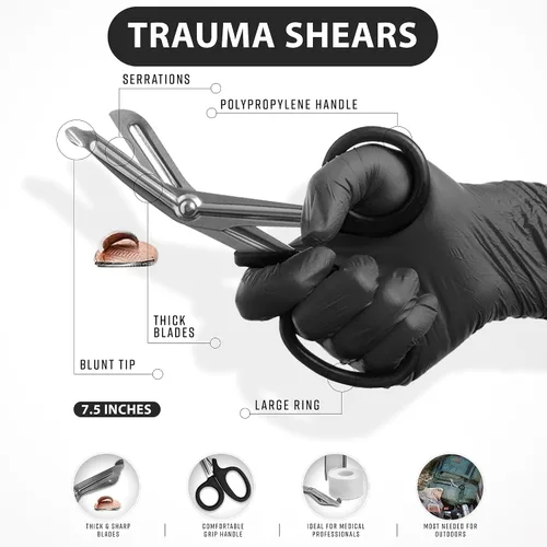 Vista 7 de ASA TECHMED Kit avanzado de trauma de emergencia con torniquete CAT GEN-7 - Kit de campo de primeros auxilios compacto y completo para respondedores