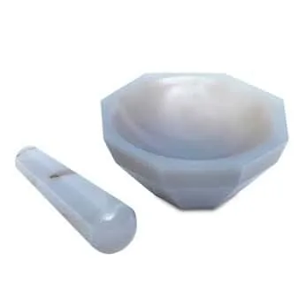 Vista 4 de Cole-Parmer Juego de mortero y mortero de ágata de 2", 0.3 fl oz