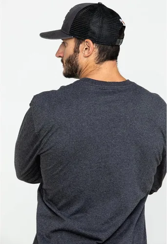 Vista 5 de Carhartt - Camisa de ajuste holgado para hombre, pesada, de manga larga y con bolsillo