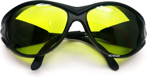 Vista 9 de MCWlaser Gafas de seguridad láser para 190-440 y 780-900nm, 900-1100nm, 10600nm típico para 355nm 405nm 808nm 980nm 1064nm 10600nm EP-17 estilo 2