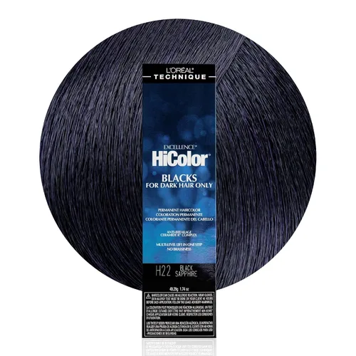 Vista 9 de L'Oréal Technique HiColor Violet & Blacks Permanent Hair Color - Anti-Breakage Ceramide R Complex, Multi-Lift with No Brassiness, For Dark Bases