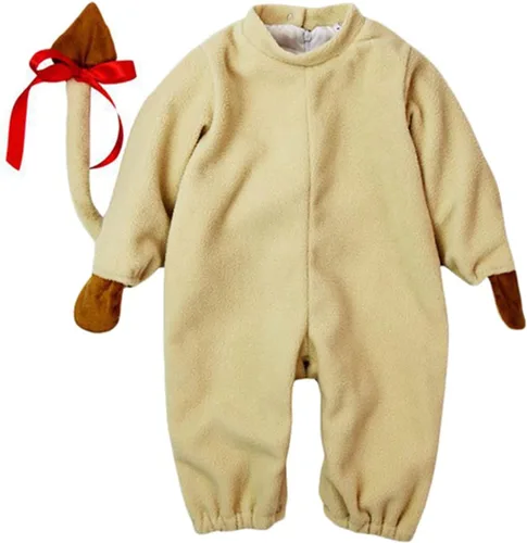 Vista 4 de Disfraz infantil de Halloween, lindo disfraz de dinosaurio de peluche con diseño de langosta y elefante
