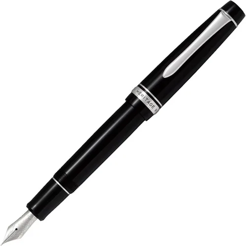 Vista 7 de Pilot Pluma estilográfica Custom Heritage 912, cuerpo negro, punta M