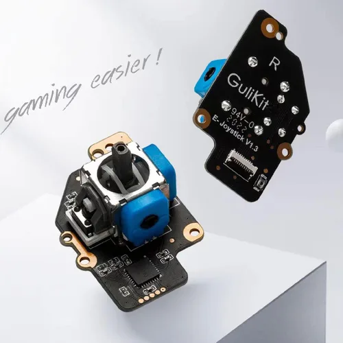 Vista 2 de Paquete de 2 unidades GuliKit sin deriva - Módulo de joystick electromagnético para reparación de piezas de joystick con efecto de pasillo
