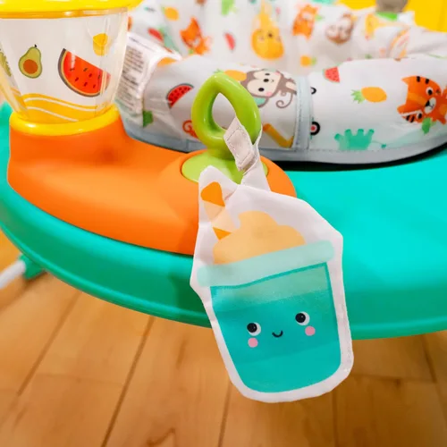 Vista 10 de Bright Starts Cooking Up Fun - Saltador de actividades para bebés con música y luces, juguetes de juego de rol de cocina, unisex, 6 meses+, hasta 25