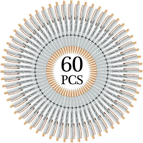 Vista 63 de Aolun 10 bolígrafos personalizados con nombre, bolígrafo retráctil con mensaje de texto para mujeres, enfermeras, escritura, cumpleaños, graduación