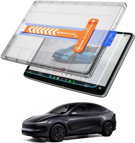 Vista 11 de Protector de pantalla de 15.4 pulgadas para Tesla Model Y Juniper 2025 2026, antirreflejos y 2024-2026 Model 3 Highland Matte Protector de pantalla