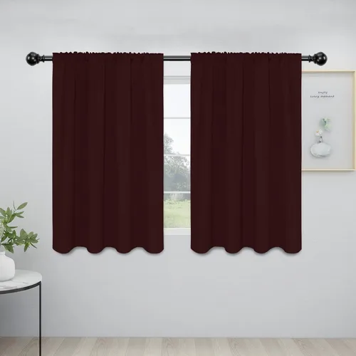 Vista 73 de Easy-Going - Cortinas opacas con bolsillo para varilla para dormitorio, cortinas de ventana para oscurecer la habitación para sala de estar