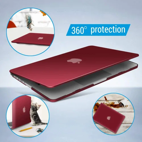 Vista 106 de IBENZER - Compatible con Funda para MacBook Pro de 13 Pulgadas 2015 2014 2013 Finales 2012 A1502 A1425, Carcasa Rígida con Cubierta para Teclado