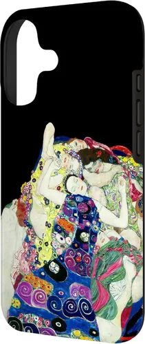 Vista 2 de Gustav Klimt The Maiden Painting Funda para iPhone 17