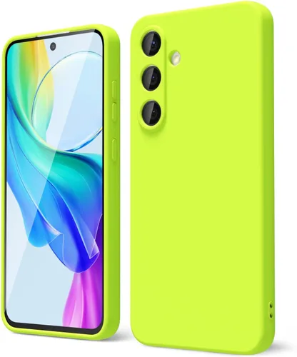 Vista 212 de oakxco Funda para teléfono Samsung Galaxy S8 de silicona líquida, delgada y fina de gel de goma suave TPU cubierta protectora simple llana