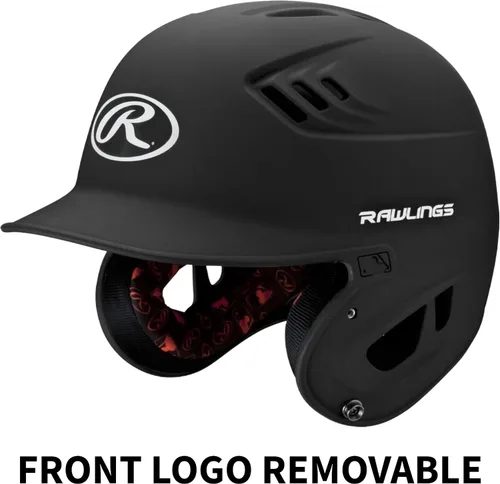Vista 2 de Rawlings Casco de bateo de béisbol R16 Velo Mate Tamaños JR y SR Varios
