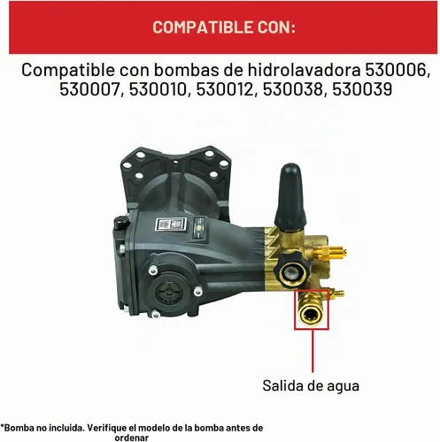 Vista 3 de Simpson Kit de salida de agua de repuesto para bombas de hidrolavadora AAA