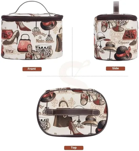 Vista 2 de Signare Neceser para Mujeres/Estuche de Tocador/Estuche de Maquillaje, Disponible en 14 Diseños