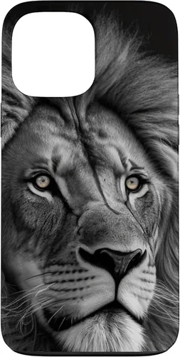 Vista 23 de Funda de retrato oscuro con cara de león para iPhone 16