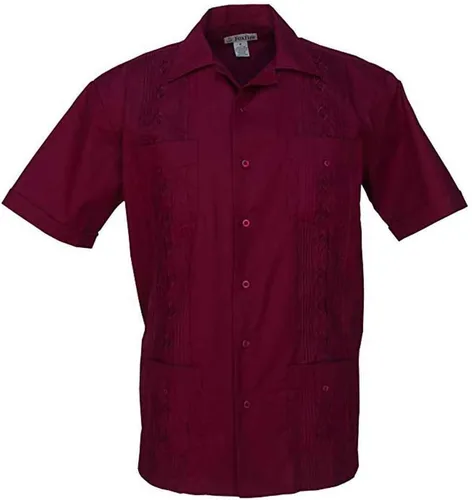 Vista 3 de Foxfire Guayabera de manga corta bordada