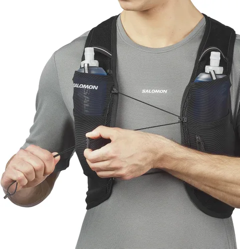 Vista 7 de Salomon ADV HYDRA VEST 4 Paquete de hidratación para correr Negro