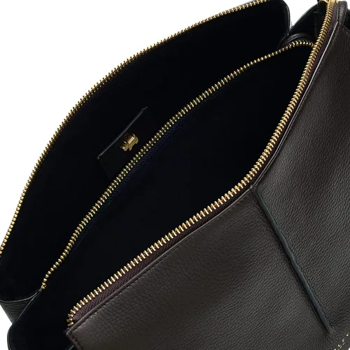 Vista 3 de RADLEY London Hillgate Place - Croc sintético - Cruzado mediano con cremallera, Roble oscuro