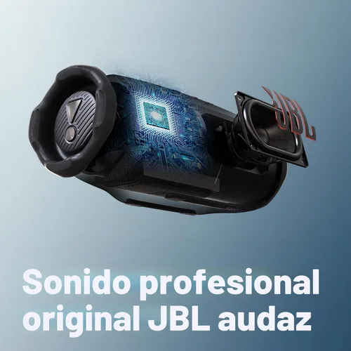Vista 2 de JBL Charge 6 (negro) + paquete con funda protectora rígida divvi! (negro)