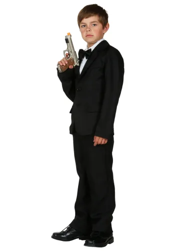 Vista 7 de Traje negro para niños Multicolor