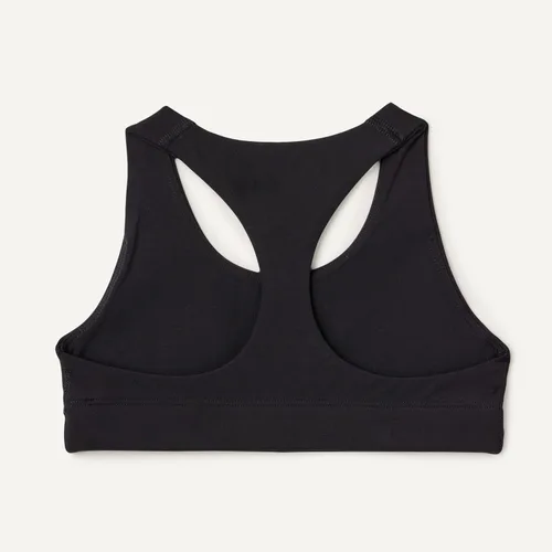 Vista 3 de Amazon Essentials Sujetador deportivo Total Train con cuello redondo y espalda cruzada para niña