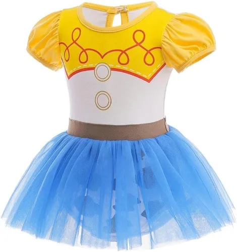 Vista 16 de Dressy Daisy Disfraz de princesa para bebé, disfraz de tutú de tul para cumpleaños, Halloween, traje con diadema