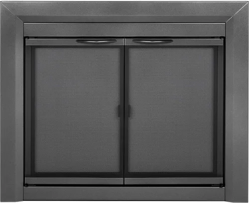 Vista 12 de Chimenea con puerta de vidrio Carlisle de Pleasant Heart CL-3000, color negro, CL-3302