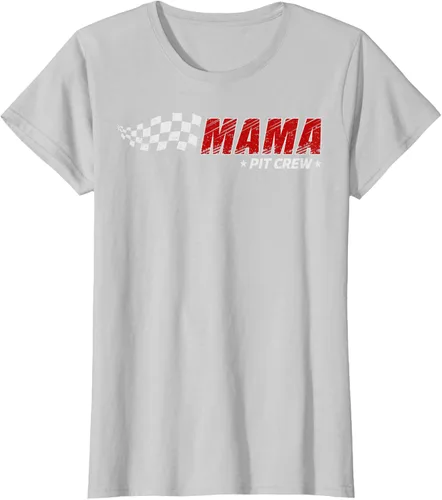 Vista 22 de Mama Pit Crew Race Car Birthday Family Matching Pit Crew Camiseta