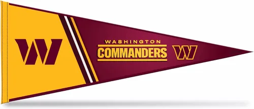 Vista 9 de Rico Industries NFL Football Primary 12" x 30" Felt Wall Décor Pennant - Great for Home/Bed Room/Man Cave Décor