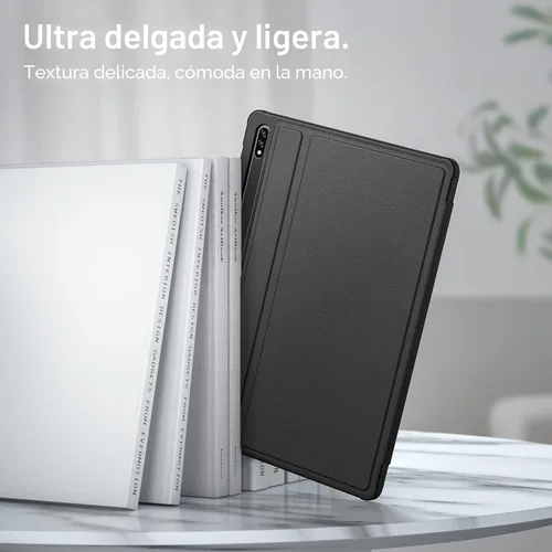 Vista 4 de JETech Funda tipo libro para Samsung Galaxy Tab S8 Plus/S7 FE/S7 Plus de Negro