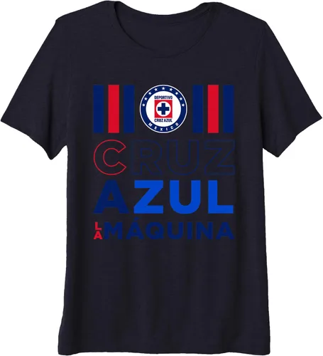 Vista 3 de Cruz Azul - Consigue una gran puntuación con nuestra exclusiva colección de camiseta premium Tri-Blend