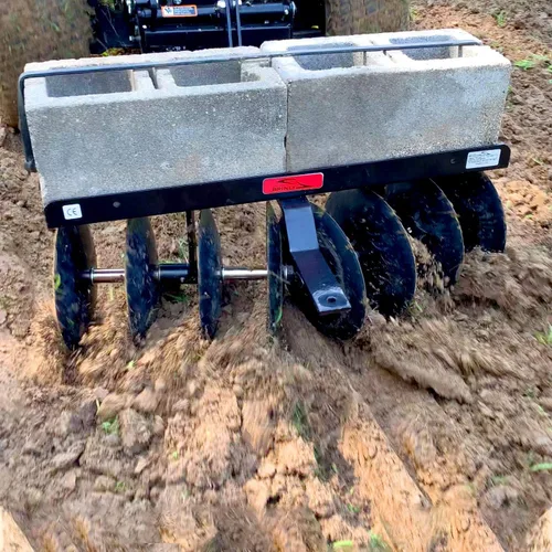 Vista 15 de Brinly Enganche de manguito ajustable para remolque detrás de la grada de discos, 39" por 40