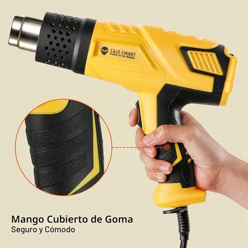 Vista 6 de SainSmart Pistola de calor, control de temperatura variable 120 °F-1202 °F