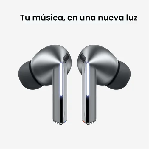 Vista 8 de Samsung Galaxy Buds 3 Pro AI True Auriculares Bluetooth inalámbricos verdaderos, cancelación de ruido, optimización de sonido, ajuste cómodo Plateado