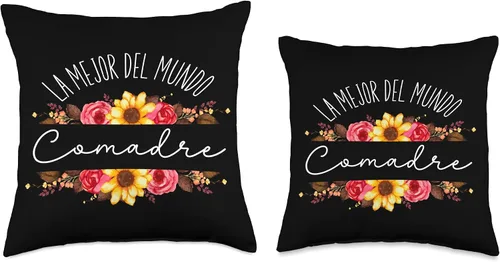 Vista 3 de La Mejor Comadre Del Mundo Madrina Española Comadre Almohada