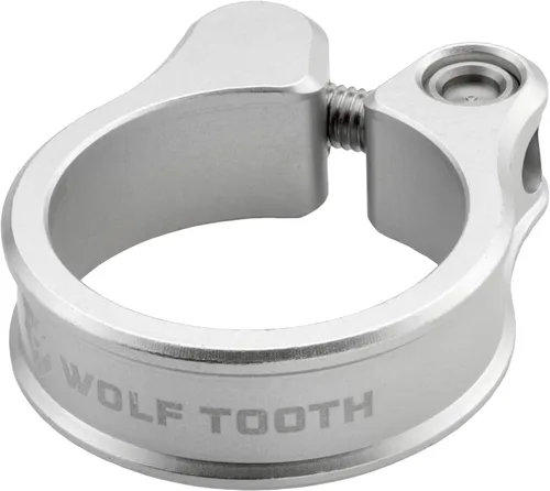 Vista 11 de Wolf Tooth Abrazadera de tija de sillín de aluminio 6061 mecanizado de precisión con perno autoalineable, agarre antideslizante ligero y seguro