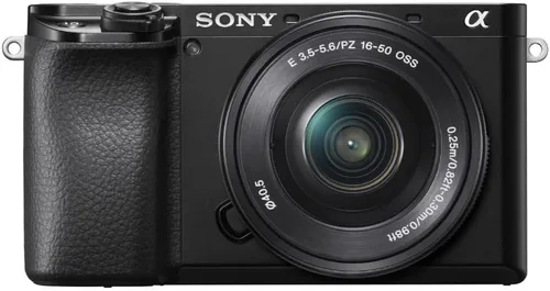 Vista 2 de Sony Alpha a6000 cámara sin espejo con lente de 16-50 mm y paquete de dos tarjetas SD de 64 GB