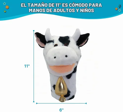 Vista 6 de Get Ready Kids BigMouth - Marionetas de mano de animales - Juego de 10